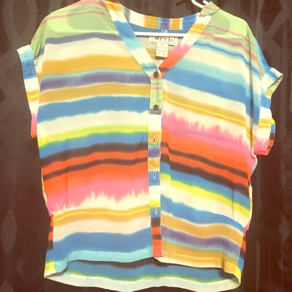 ❤️🧡💛Colorful Women’s Blouse 💚💙🖤